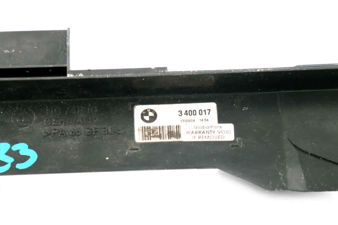 BMW X3 Series E83 Radiator Bracket Mounting Plate Expansion Tank - SKU 3400017 - Part number 3400017