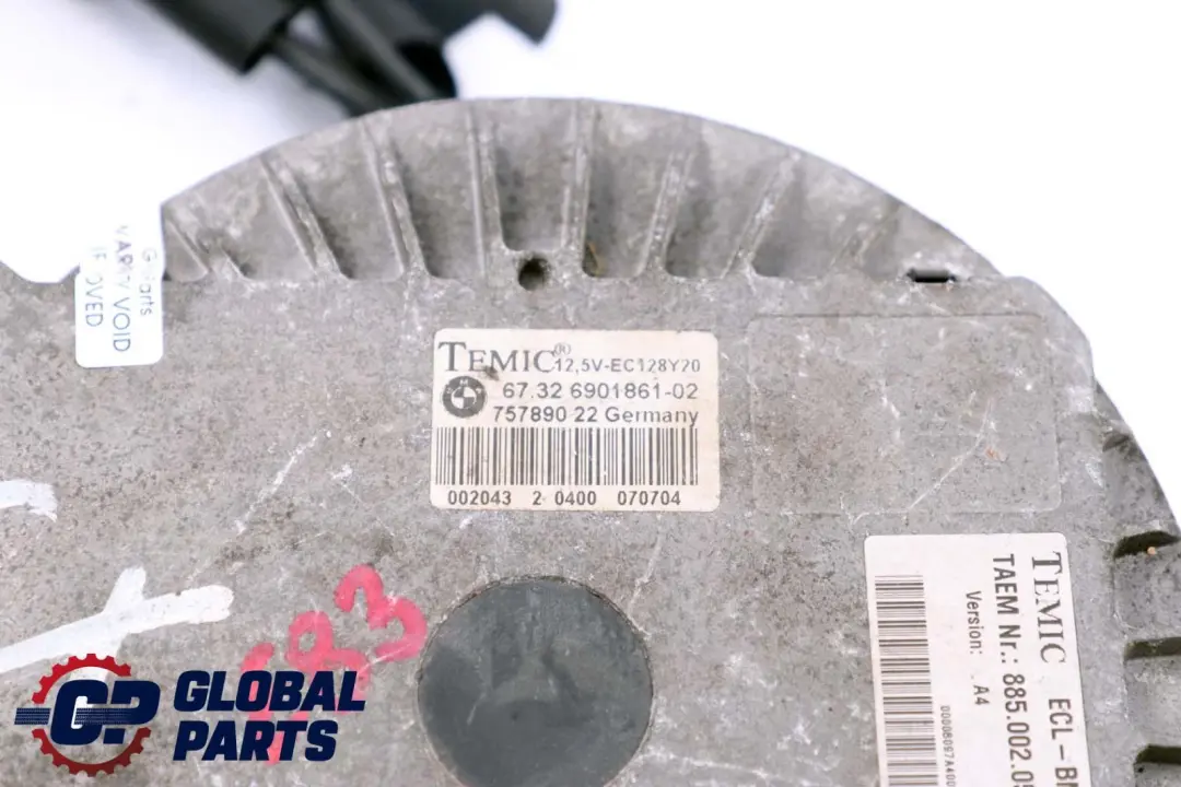 BMW X3 er E83 Lüfterzarge Lüfter Motor 600W 3400022 - SKU 3400022-1 - Teilenummer 6901861