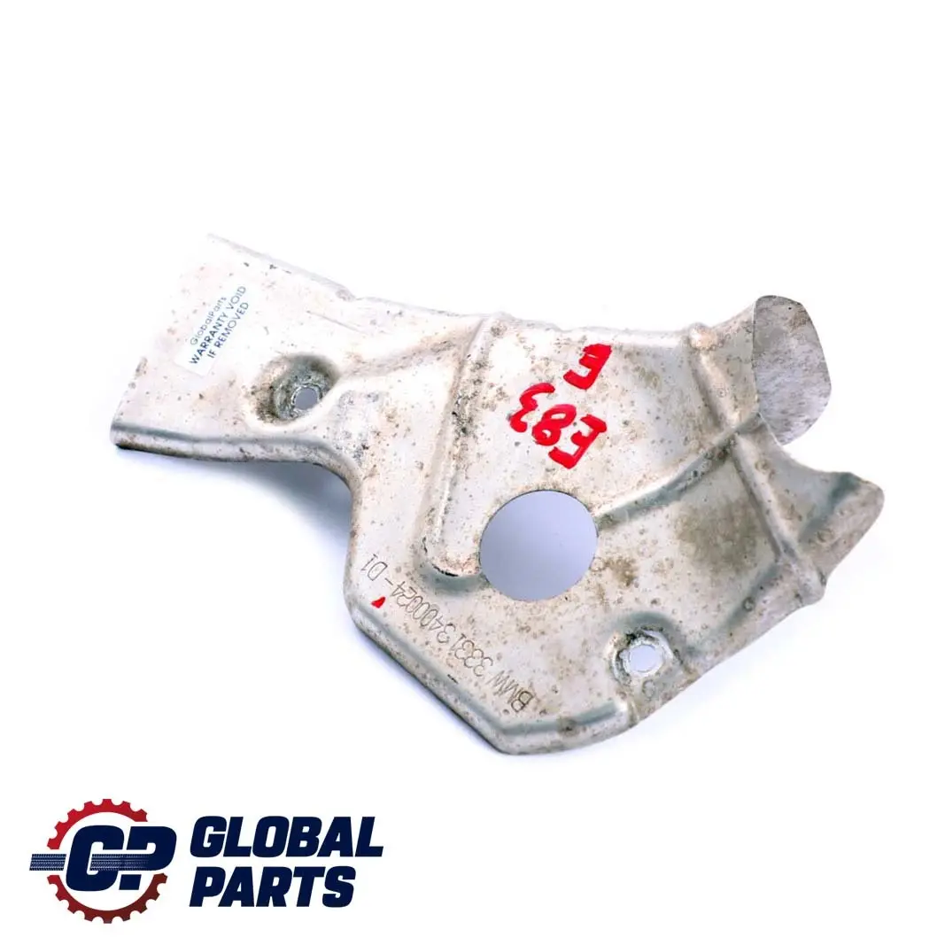 BMW E83 resistente al calor placa trasera eje portador - SKU 3400024 - Número de pieza 3400024