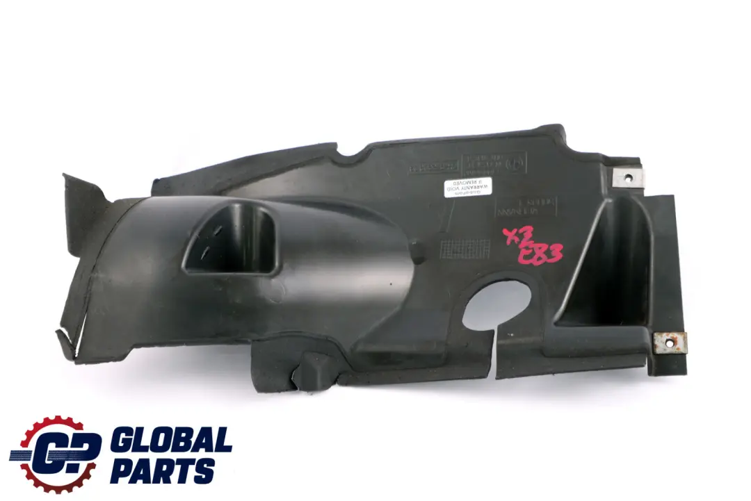 Guidage De L'Air a L'Avant Gauche 5171 pour BMW X3 E83 à propos du numéro de pièce 3400061 BMW X3 E83 Guidage De L'Air a L'Avant Gauche 5171 - SKU 3400061 - Numéro de pièce 3400061