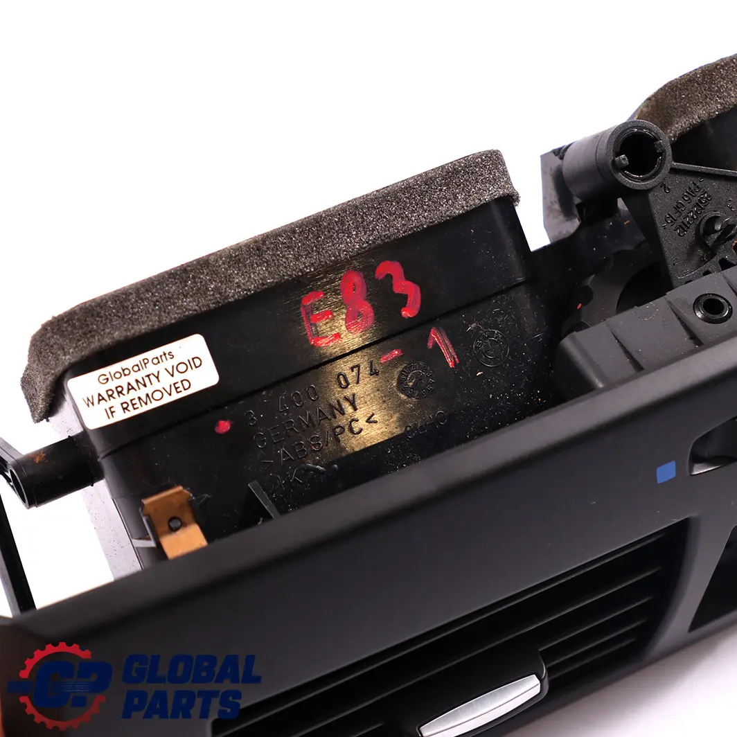 Front-Frischluftgitter Mitte Anthrazit Chrom für BMW X3 E83 mit Teilenummer 3400074 BMW X3 E83 Front-Frischluftgitter Mitte Anthrazit Chrom - SKU 3400074-1 - Teilenummer 3400074