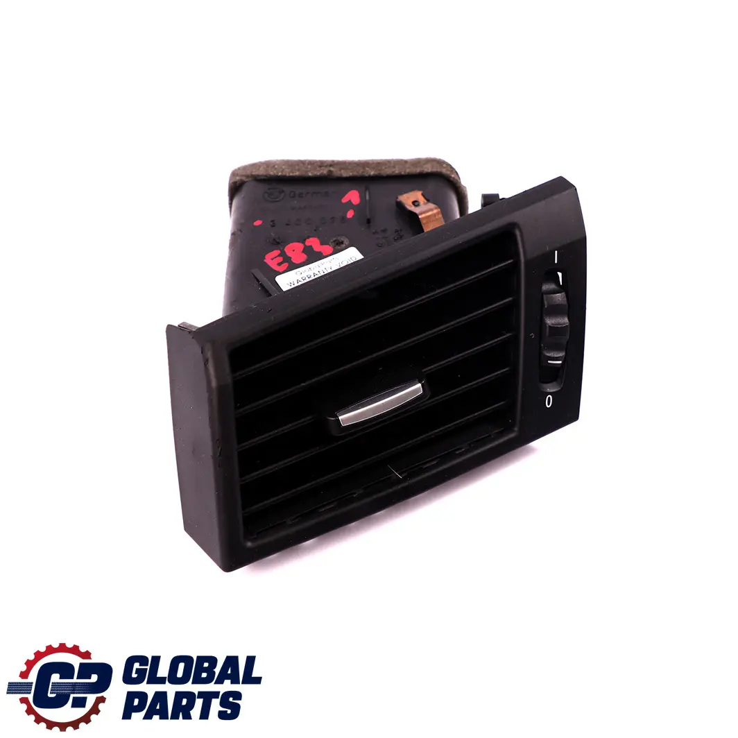 Front Left N/S Side Dash Air Vent Fresh Air Grille Chrome to BMW X3 Series E83 with Part number 3400075 BMW X3 Series E83 Front Left N/S Side Dash Air Vent Fresh Air Grille Chrome - SKU 3400075-1 - Part number 3400075