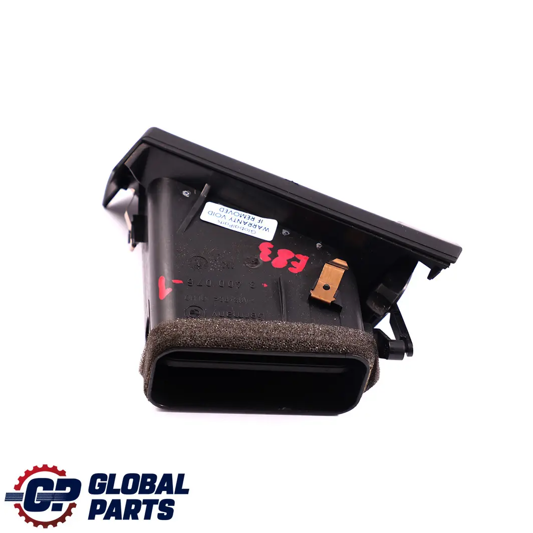 Cruscotto Griglia Aerazione Destra Cromo per BMW X3 E83 con numero di parte 3400076 BMW X3 E83 Cruscotto Griglia Aerazione Destra Cromo - SKU 3400076-1 - Numero di parte 3400076