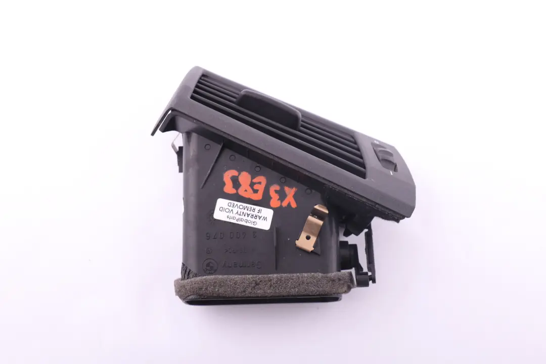 BMW X3 E83 Salpicadero Rejilla De Ventilación Delantera Derecha - SKU 3400076 - Número de pieza 3400076