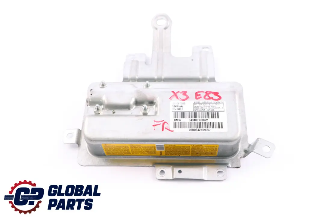 Poduszka Powietrzna Drzwi Prawa Prawy Przód Airbag do BMW E83 X3 o numerze 3400108 BMW E83 X3 Poduszka Powietrzna Drzwi Prawa Prawy Przód Airbag - SKU 3400108 - Numer Części 3400108