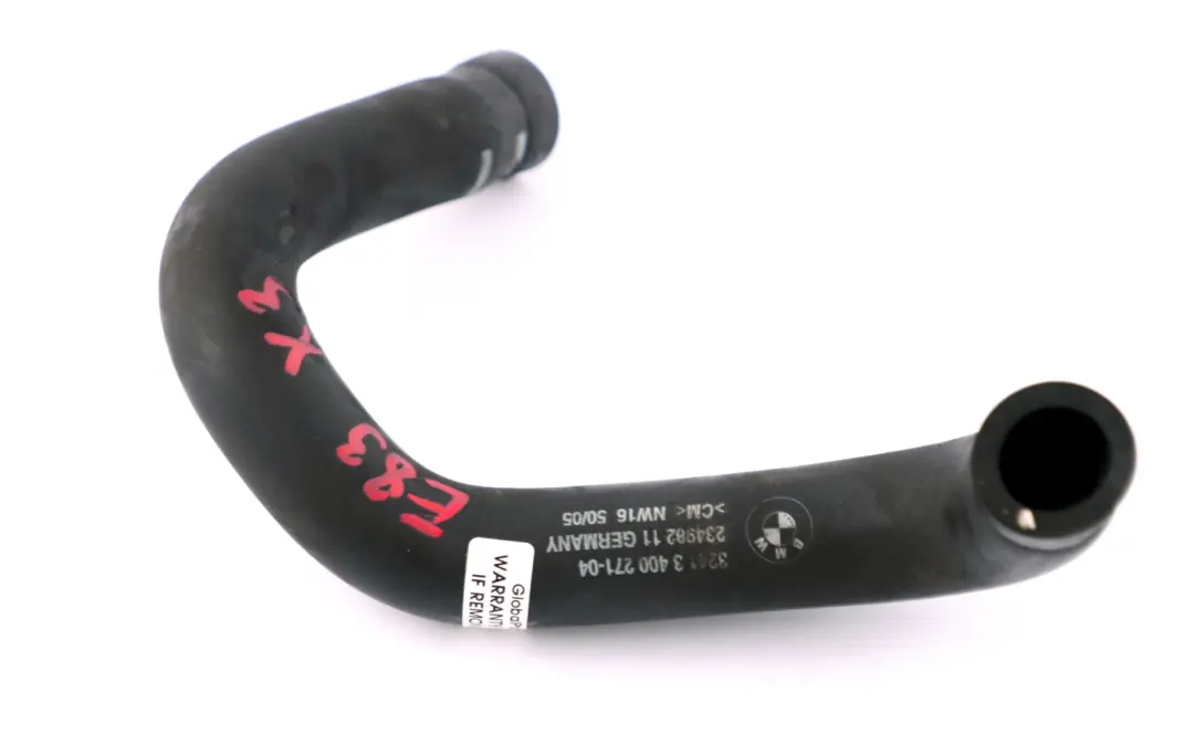 E83N LCI 2.0i Benzina Tubo aspirazione liquido servosterzo per BMW X3 E83 con numero di parte 6796325 BMW X3 E83 E83N LCI 2.0i Benzina Tubo aspirazione liquido servosterzo - SKU 3400271 - Numero di parte 6796325