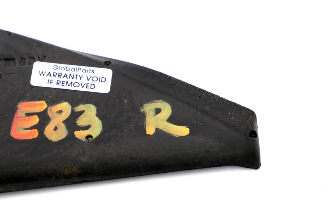 Prawa Uszczelka Pianka Trójkąt Lusterka do BMW X3 E83 o numerze 3400324 BMW X3 E83 Prawa Uszczelka Pianka Trójkąt Lusterka - SKU 3400324 - Numer Części 3400324