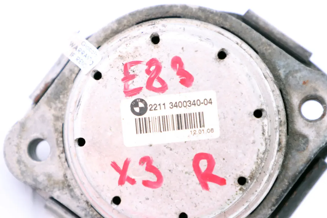 E83N LCI 2.0i Montaggio Motore O/S Destro per BMW X3 E83 con numero di parte 3400340 BMW X3 E83 E83N LCI 2.0i Montaggio Motore O/S Destro - SKU 3400340 - Numero di parte 3400340