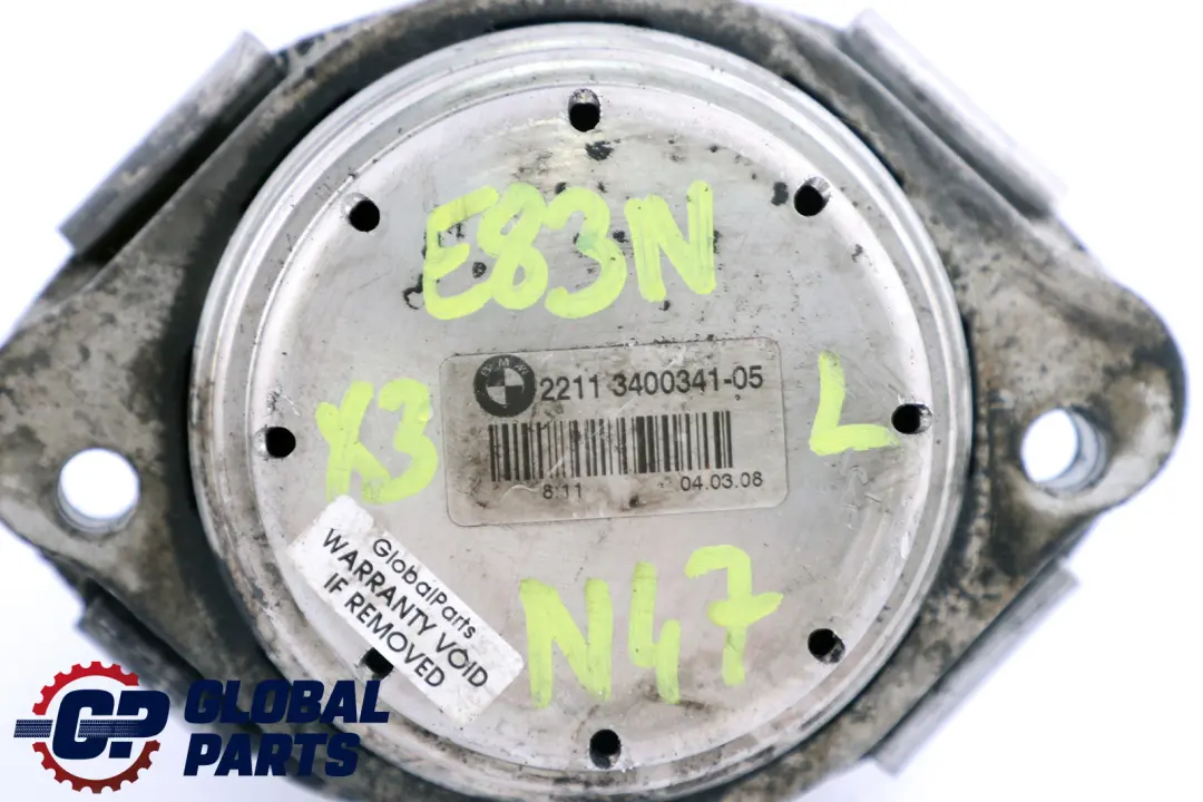Poduszka zwieszenie silnika lewa do BMW E83 X3 o numerze 3400341 BMW E83 X3 Poduszka zwieszenie silnika lewa - SKU 3400341 - Numer Części 3400341