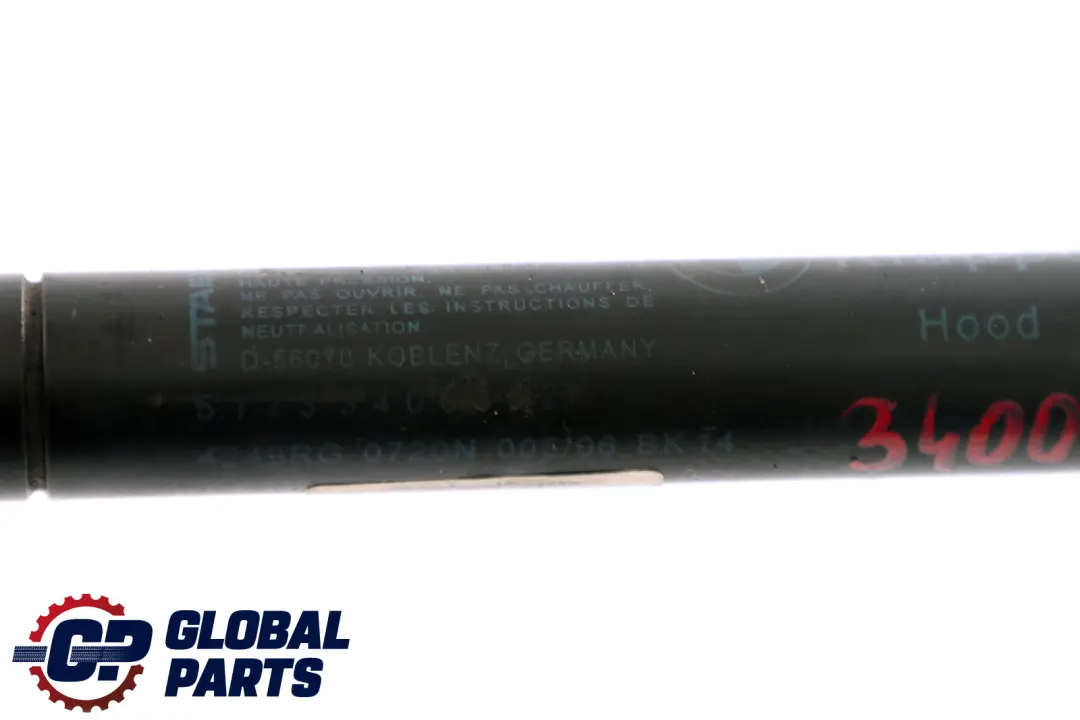 BMW X3 Series E83 Front Hood Bonnet Gas Pressurized Spring Strut - SKU 3400352 - Part number 51233400352