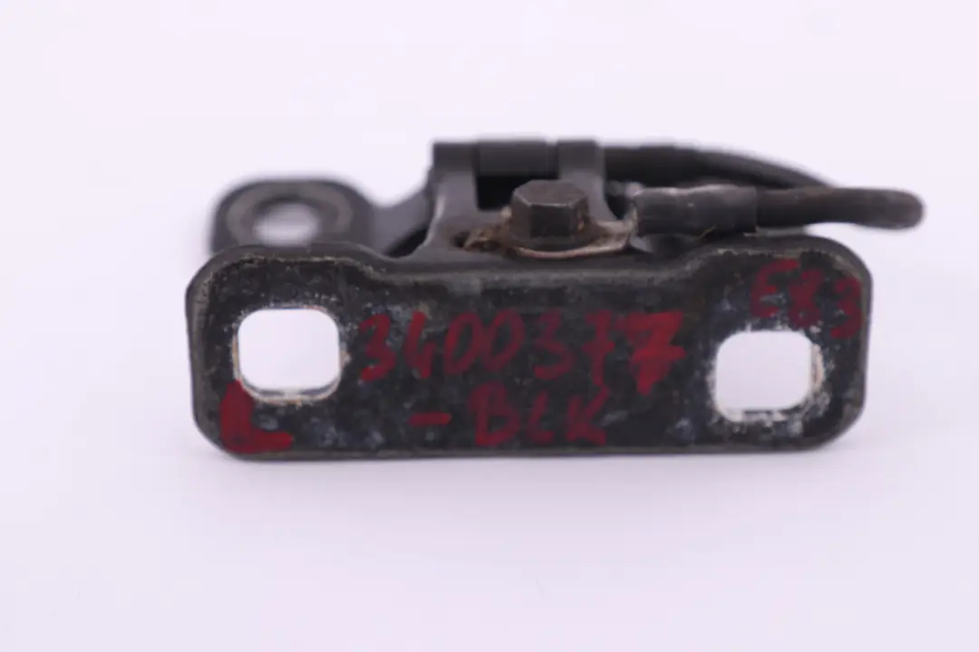 Boot Trunk Lid Tailgate Left N/S Hinge Black to BMW X3 Series E83 with Part number 3400377 BMW X3 Series E83 Boot Trunk Lid Tailgate Left N/S Hinge Black - SKU 3400377-BLK - Part number 3400377