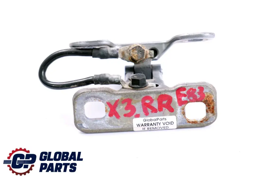 BMW E83 Boot Trunk Lid Tailgate Hinge Right Silbergrau Silver Grey - SKU 3400378-SBG - Número de pieza 3422368