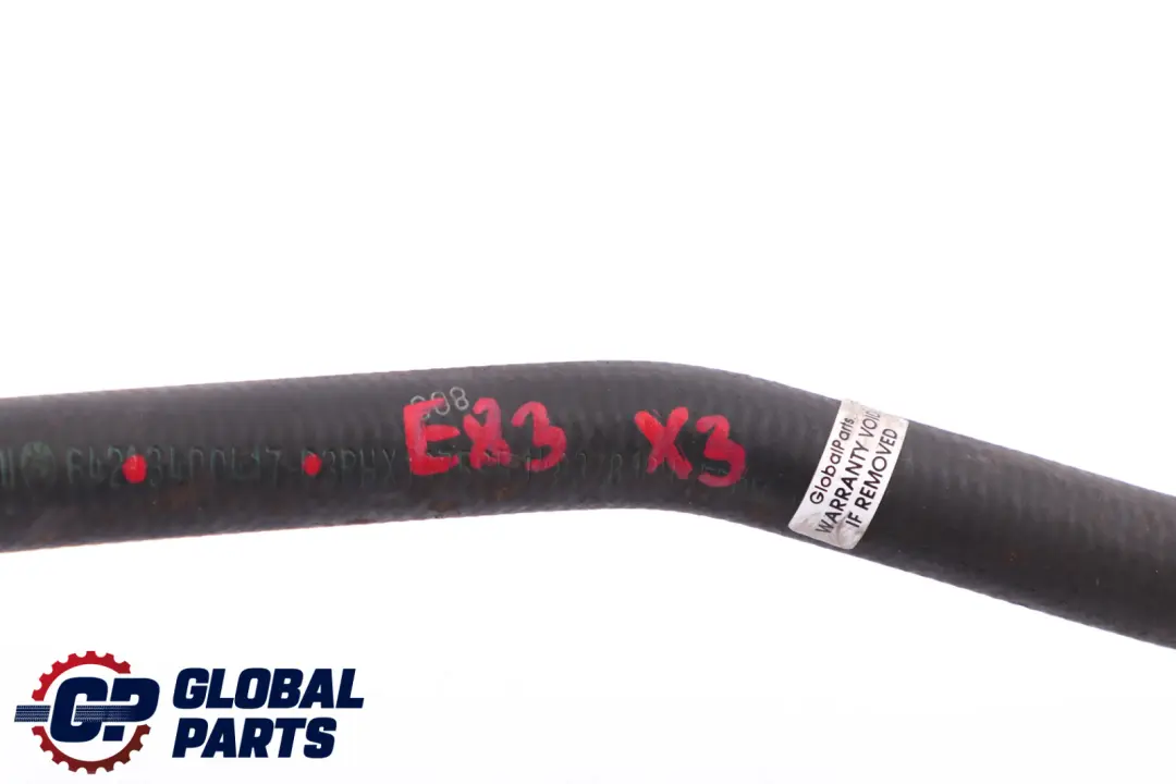 BMW X3 Series E83 Engine Cooling Radiator Expansion Tank Hose Petrol - SKU 3400417 - Part number 64213400417
