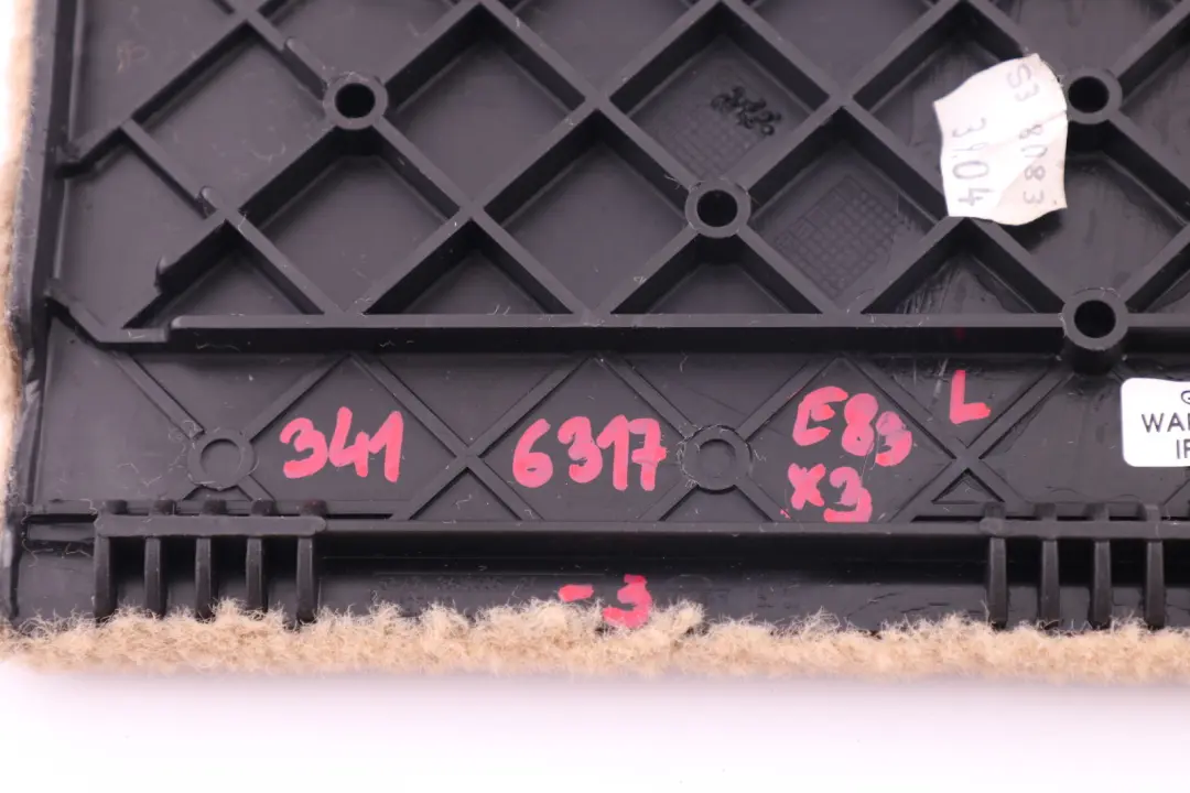 BMW X3 Series E83 Rear Boot Trunk Lid Left Flap N/S Sandbeige Beige 3400595 - SKU 3400595-3 - Part number 3416317