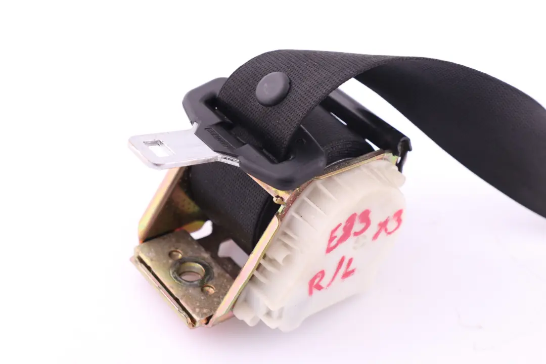 BMW X3 Series E83 Rear Seat Upper Safety Belt Left Right N/O/S Black - SKU 3400715 - Part number 3400715