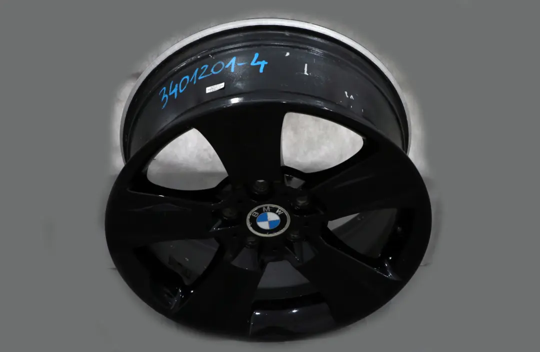 Alloy Rim Star Spoke 113 18" 8J ET:46 to BMW X3 Series E83 Black Wheel with Part number 3401201 BMW X3 Series E83 Black Wheel Alloy Rim Star Spoke 113 18" 8J ET:46 - SKU 3401201-4 - Part number 3401201