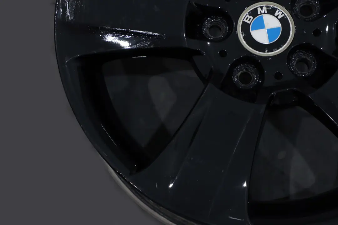 Schwarz Alu Felge Alufelge Sternspeiche 113 18" 8J ET:46 für BMW X3 er E83 mit Teilenummer 3401201 BMW X3 er E83 Schwarz Alu Felge Alufelge Sternspeiche 113 18" 8J ET:46 - SKU 3401201-4 - Teilenummer 3401201