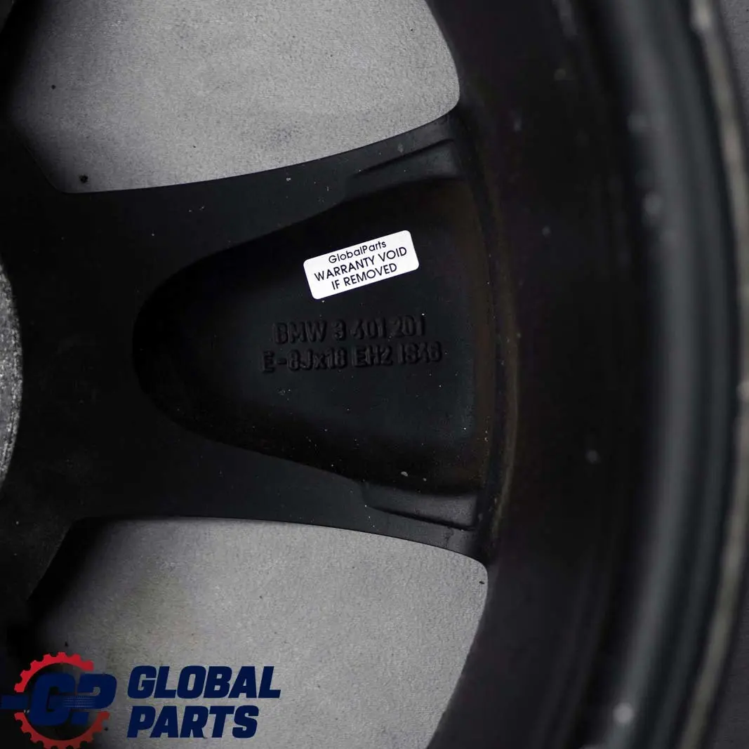 BMW X3 E83 Nero AlluMini o Cerchione IN Lega 18 " Raggi a Stella 113 ET: 46 - SKU 3401201-7 - Numero di parte 3401201