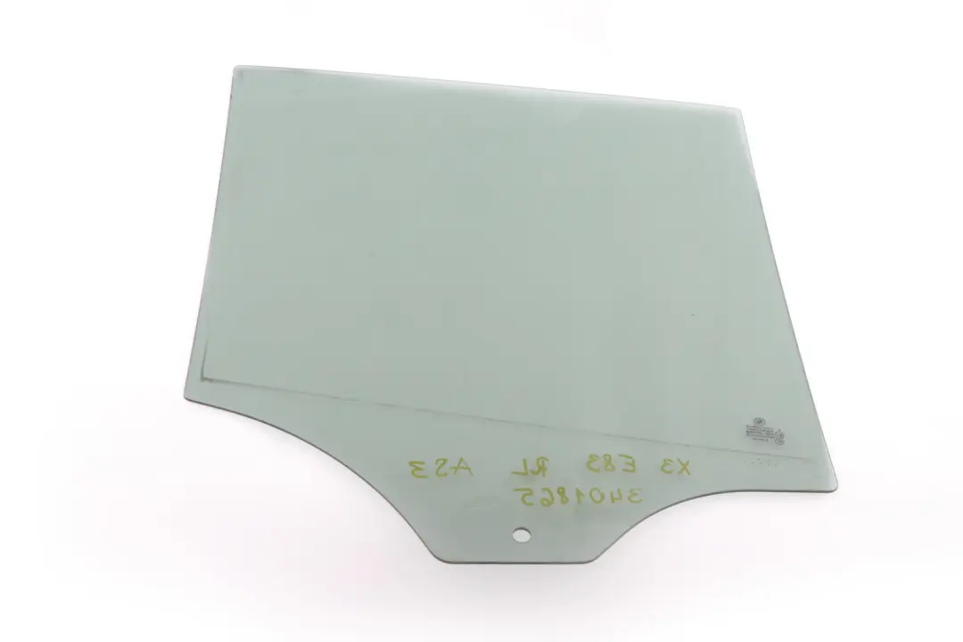Puerta Trasera Izquierda Cristal Ventana Lateral Negro AS3 para BMW E83 con número de pieza 3401865 BMW E83 Puerta Trasera Izquierda Cristal Ventana Lateral Negro AS3 - SKU 3401865 - Número de pieza 3401865