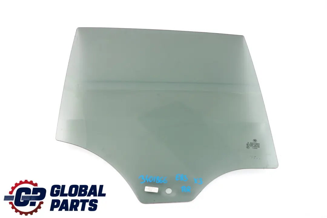 Seitenscheibe Schwarz Tür Hinten Rechts AS3 für BMW X3 E83 mit Teilenummer 3401866 BMW X3 E83 Seitenscheibe Schwarz Tür Hinten Rechts AS3 - SKU 3401866 - Teilenummer 3401866