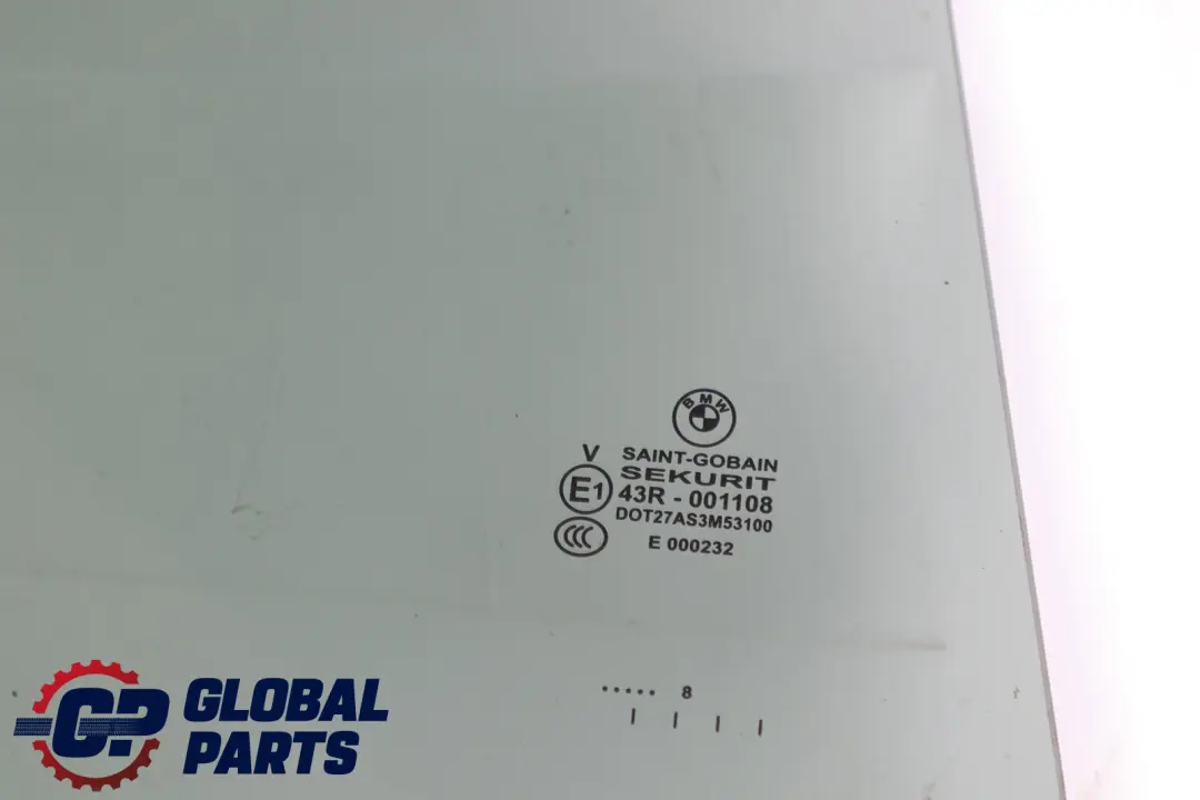 BMW X3 E83 Seitenscheibe Schwarz Tür Hinten Rechts AS3 - SKU 3401866 - Teilenummer 3401866