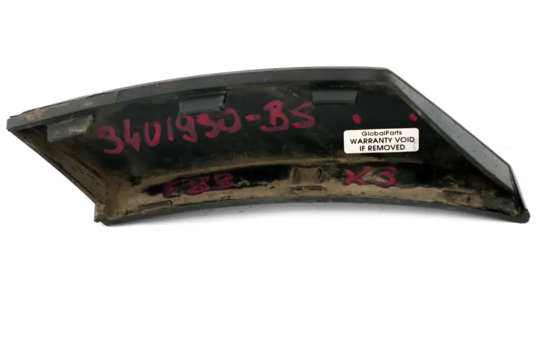 BMW X3 er E83 Stoßstange Blende Seitlich Vorne Rechts Schwarz Black Sapphire - SKU 3401930-BS - Teilenummer 3401930