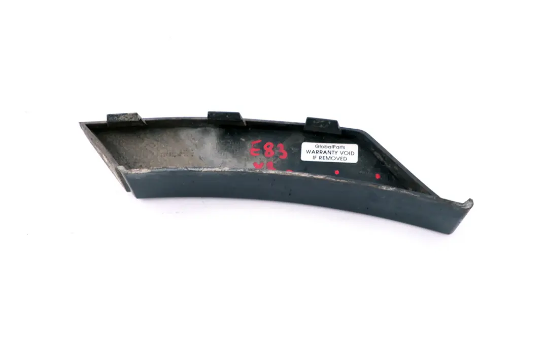 Lateral Bumper Front Right O/S Black to BMW X3 Series E83 Cover with Part number 3401930 BMW X3 Series E83 Cover Lateral Bumper Front Right O/S Black - SKU 3401930 - Part number 3401930