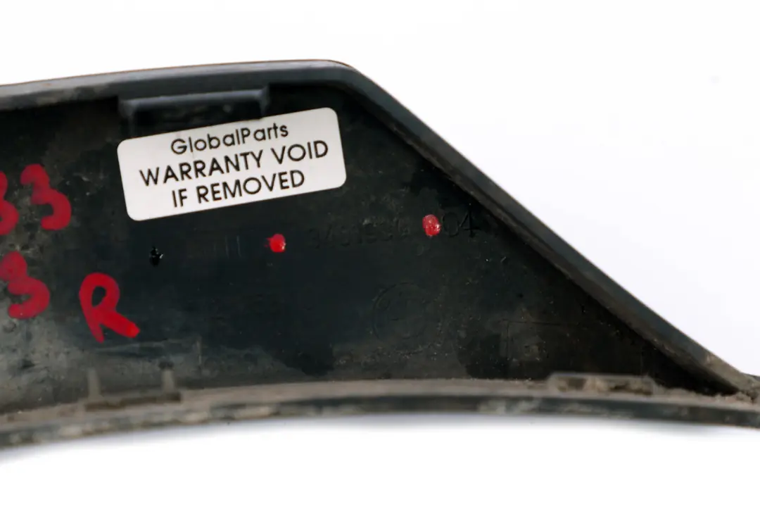 BMW X3 E83 Pare-Chocs Couverture Lateralement avant Droit Noir - SKU 3401930 - Numéro de pièce 3401930