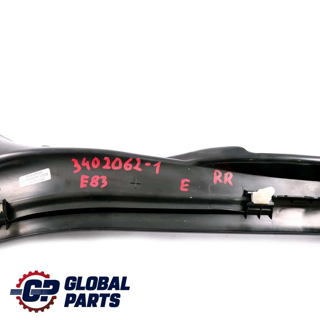 Tapa Entrada Trasera Derecha Antracita para BMW E83 LCI con número de pieza 3402062 BMW E83 LCI Tapa Entrada Trasera Derecha Antracita - SKU 3402062-1 - Número de pieza 3402062