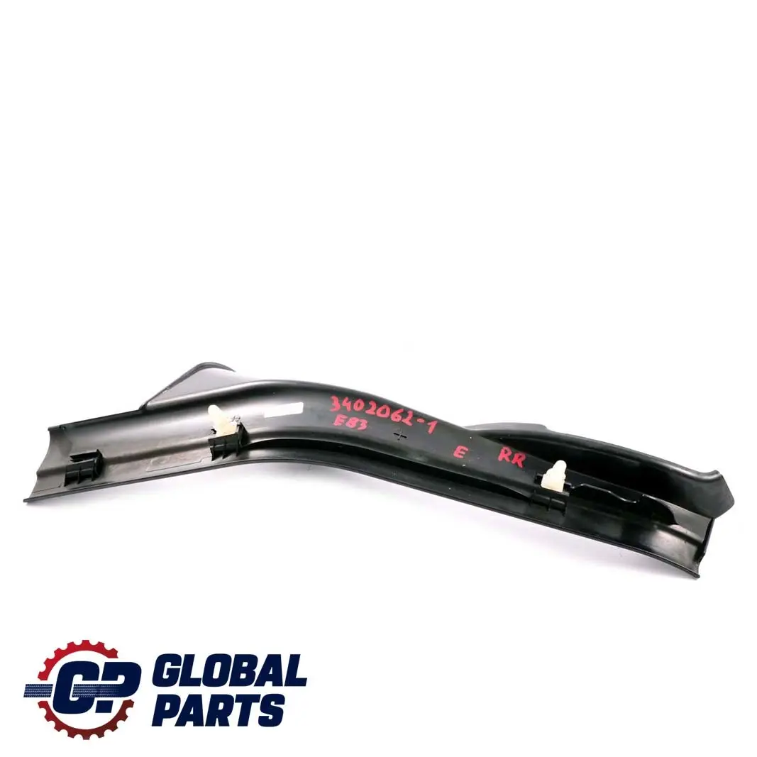 Tapa Entrada Trasera Derecha Antracita para BMW E83 LCI con número de pieza 3402062 BMW E83 LCI Tapa Entrada Trasera Derecha Antracita - SKU 3402062-1 - Número de pieza 3402062