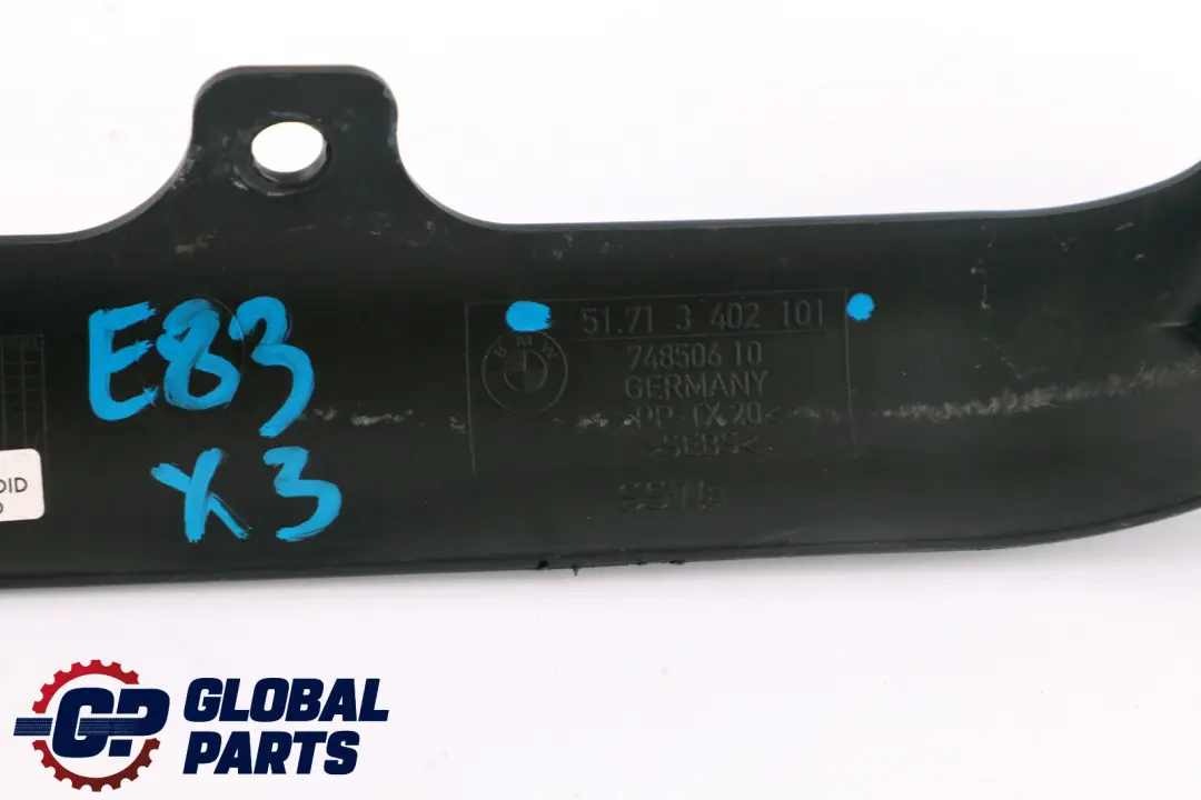 E83N Notradschale Ruota di Scorta Anello Centraggio 5171 per BMW X3 E83 con numero di parte 3402101 BMW X3 E83 E83N Notradschale Ruota di Scorta Anello Centraggio 5171 - SKU 3402101 - Numero di parte 3402101