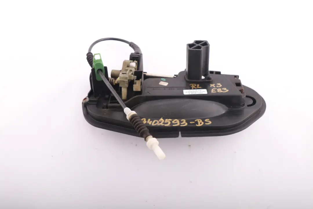 BMW X3 E83 Klamka Drzwi Lewy Tył Black Saphire - SKU 3402593-BS - Numer Części 3402593