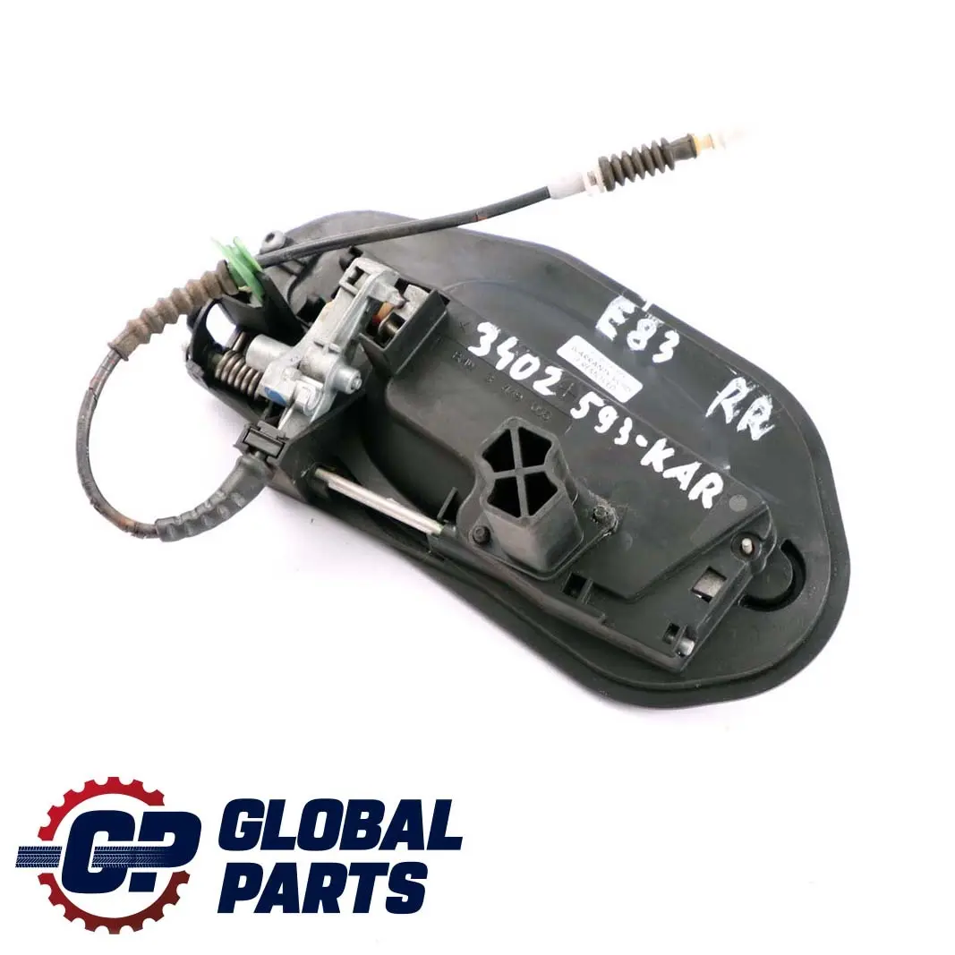 Manija Puerta Trasera Derecha Karmesinrot Rojo - A61 para BMW X3 E83 con número de pieza 3402593 BMW X3 E83 Manija Puerta Trasera Derecha Karmesinrot Rojo - A61 - SKU 3402593-KAR - Número de pieza 3402593