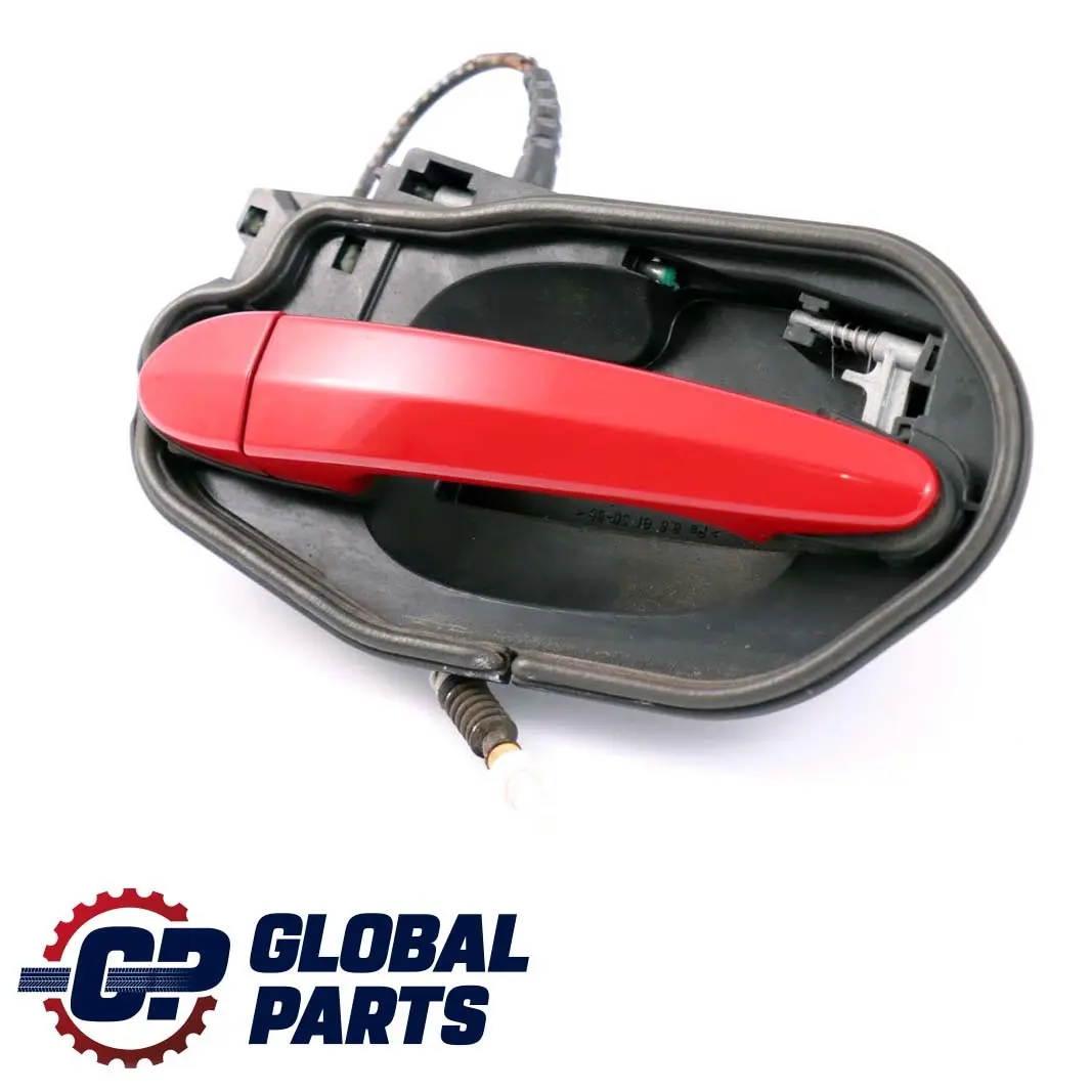BMW X3 E83 Door Grab Handle Rear Right O/S Karmesinrot Red - A61 - SKU 3402593-KAR - Part number 3402593