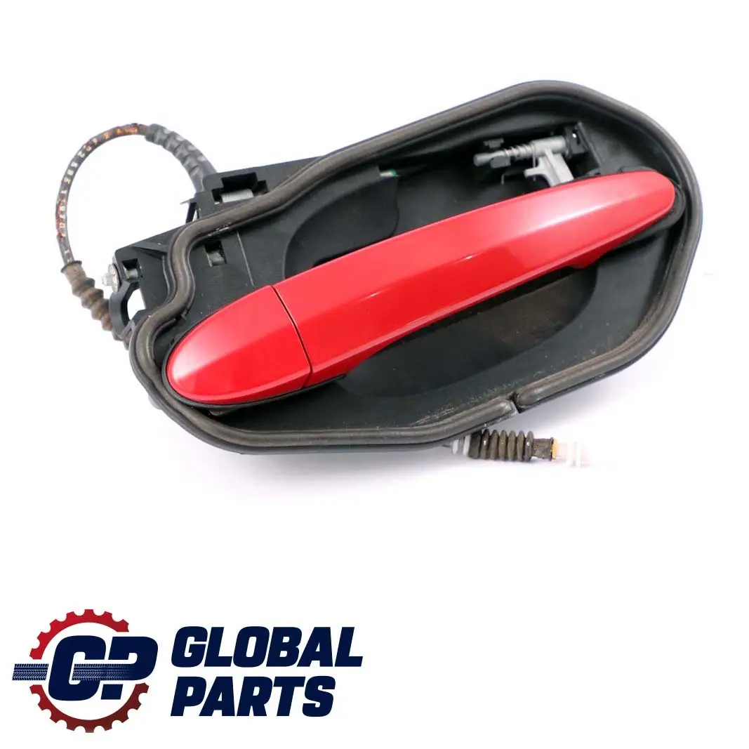 Manija Puerta Trasera Derecha Karmesinrot Rojo - A61 para BMW X3 E83 con número de pieza 3402593 BMW X3 E83 Manija Puerta Trasera Derecha Karmesinrot Rojo - A61 - SKU 3402593-KAR - Número de pieza 3402593