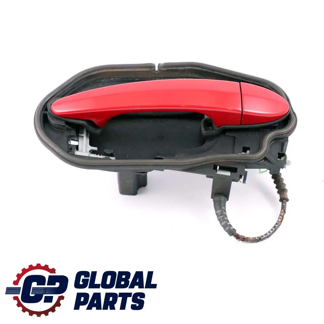Manija Puerta Trasera Derecha Karmesinrot Rojo - A61 para BMW X3 E83 con número de pieza 3402593 BMW X3 E83 Manija Puerta Trasera Derecha Karmesinrot Rojo - A61 - SKU 3402593-KAR - Número de pieza 3402593