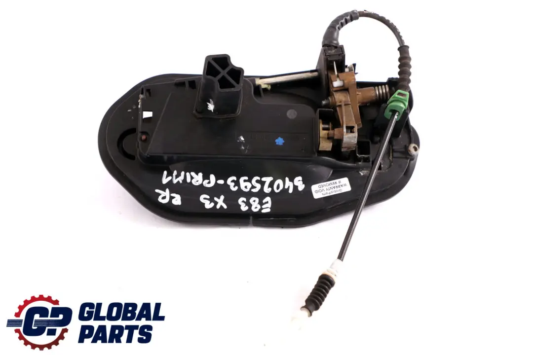BMW X3 Series E83 Complete Rear Right Grab Handle O/S Primed Black - SKU 3402593-PRIM1 - Part number 3402593