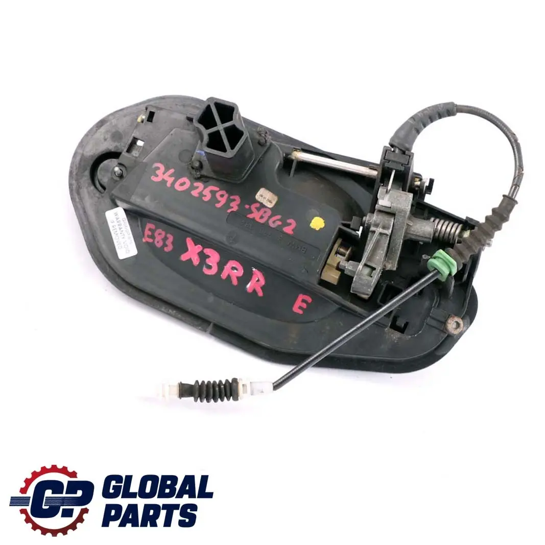 Right Grab Handle Door O/S Silbergrau Silver Grey A08 to BMW X3 Series E83 2 Rear with Part number 3402593 BMW X3 Series E83 2 Rear Right Grab Handle Door O/S Silbergrau Silver Grey A08 - SKU 3402593-SBG2 - Part number 3402593