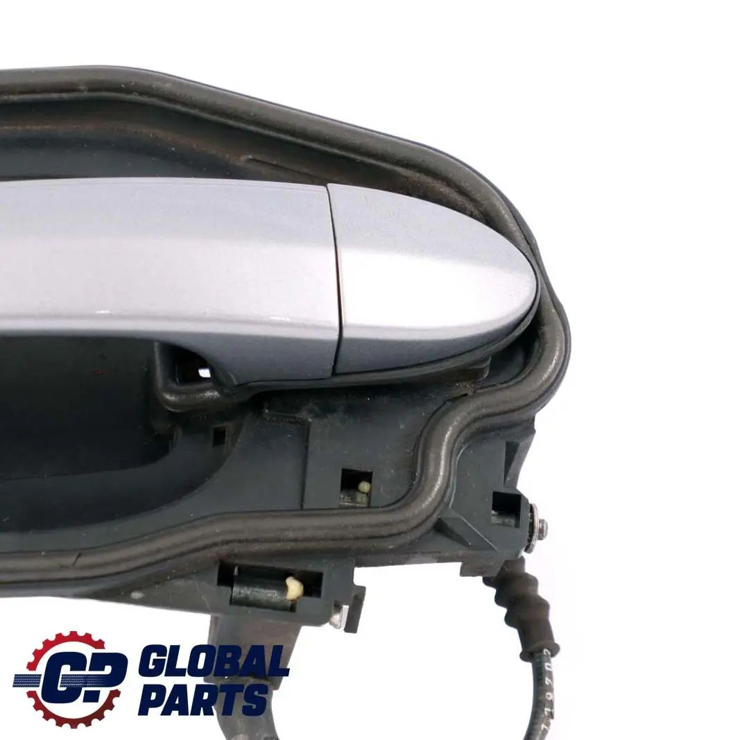 BMW X3 Series E83 2 Rear Right Grab Handle Door O/S Silbergrau Silver Grey A08 - SKU 3402593-SBG2 - Part number 3402593