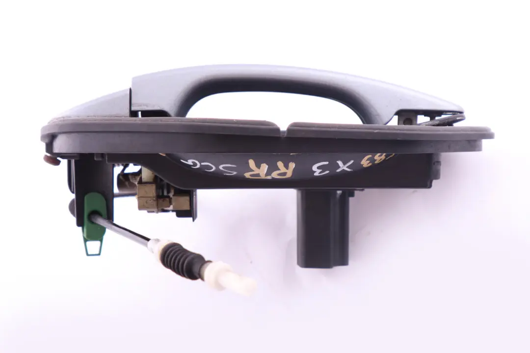 Complete Rear Right Grab Handle O/S Spacegrau Space Grey to BMW X3 Series E83 with Part number 3402593 BMW X3 Series E83 Complete Rear Right Grab Handle O/S Spacegrau Space Grey - SKU 3402593-SCG - Part number 3402593