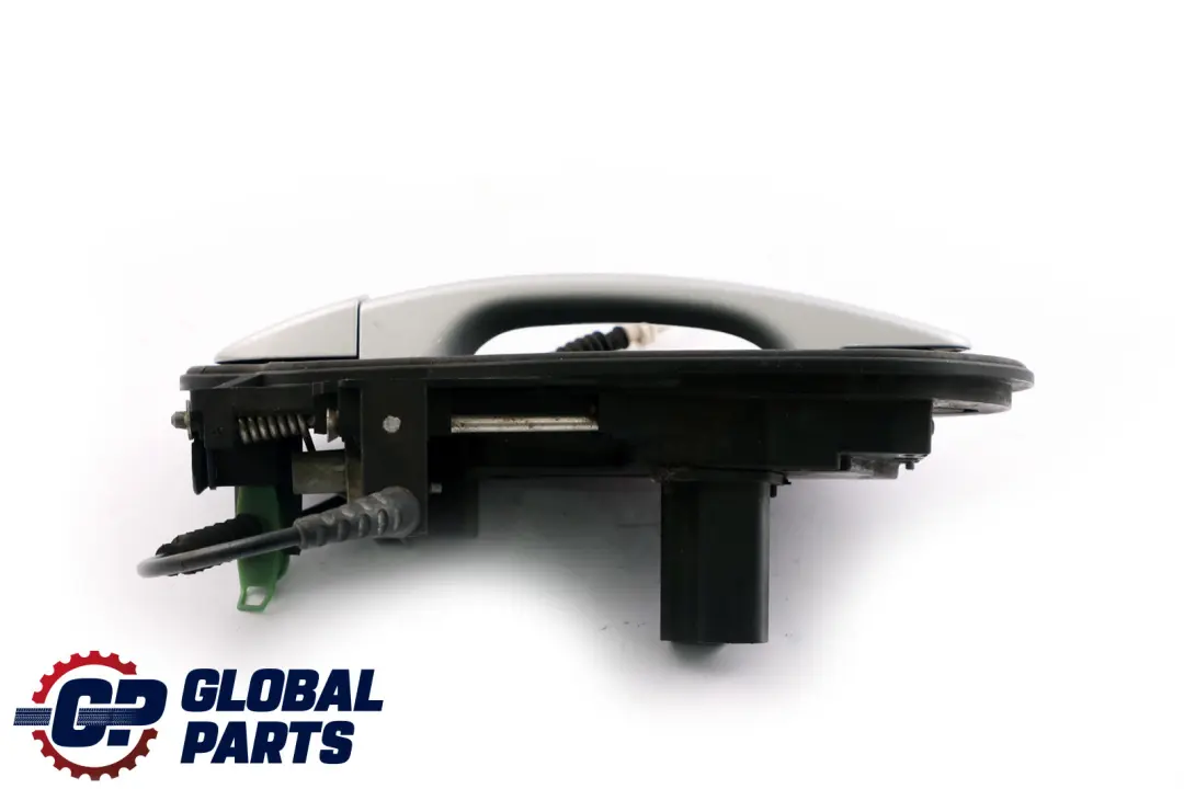 BMW X3 E83 Poignée arrière gauche complète Titansilber Silver 354 - SKU 3402593-TS - Numéro de pièce 3402593