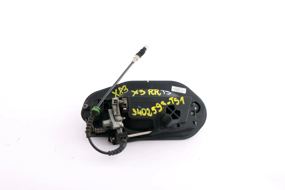 E83N Bowden Serratura Posteriore Argento-Titanio Argento per BMW X3 E83 con numero di parte 3402593 BMW X3 E83 E83N Bowden Serratura Posteriore Argento-Titanio Argento - SKU 3402593-TS1 - Numero di parte 3402593