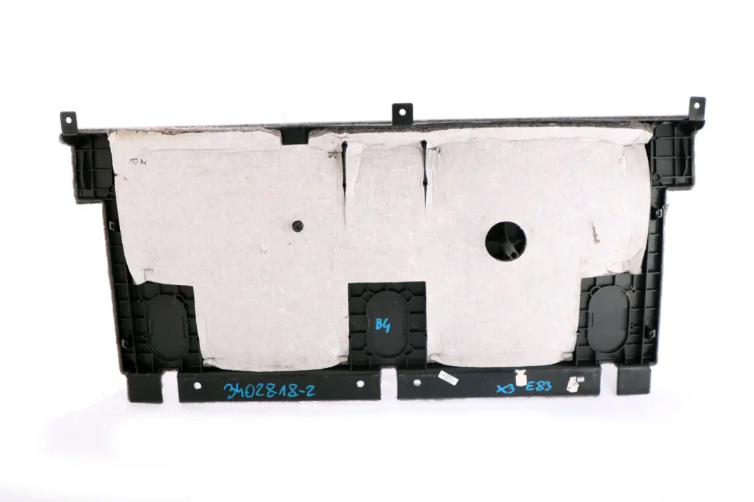 Front Section Boot Floor Carpet Trunk Liner Basaltgrau Grey to BMW X3 Series E83 with Part number 3402818 BMW X3 Series E83 Front Section Boot Floor Carpet Trunk Liner Basaltgrau Grey - SKU 3402818-2 - Part number 3402818