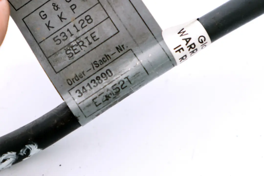 Cable De Tierra Flujo Bateria El?ctrica Negativo para BMW E83 LCi con número de pieza 3402862 BMW E83 LCi Cable De Tierra Flujo Bateria El?ctrica Negativo - SKU 3402862 - Número de pieza 3402862