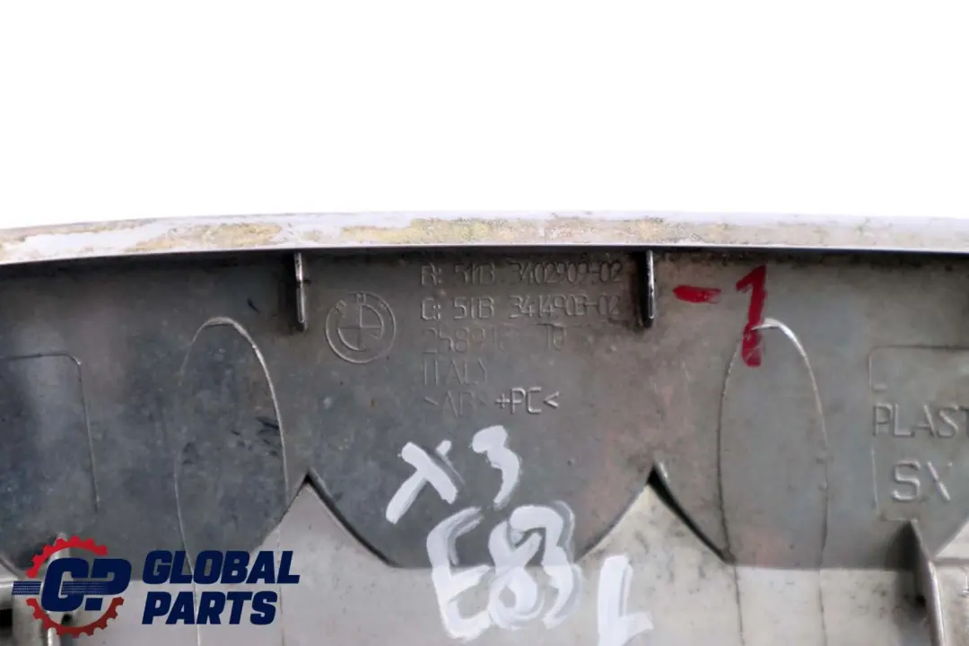 Ziergitter Front Links Chrome 5113 für BMW X3 er E83 1 mit Teilenummer 3402909 BMW X3 er E83 1 Ziergitter Front Links Chrome 5113 - SKU 3402909-1 - Teilenummer 3402909