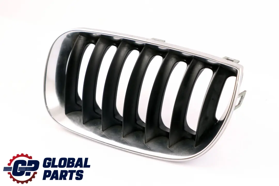 Frontstoßstange Mitte Kühlergrill Chrom Links für BMW X3 E83 mit Teilenummer 3402909 BMW X3 E83 Frontstoßstange Mitte Kühlergrill Chrom Links - SKU 3402909 - Teilenummer 3402909
