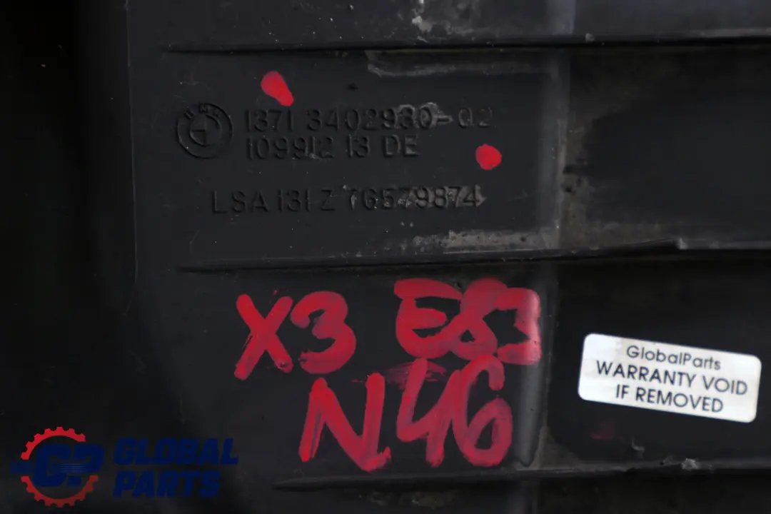 M54 N46 2.0i 3.0i Kanał dolotu powietrza do BMW E83 o numerze 3402930 BMW E83 M54 N46 2.0i 3.0i Kanał dolotu powietrza - SKU 3402930 - Numer Części 3402930