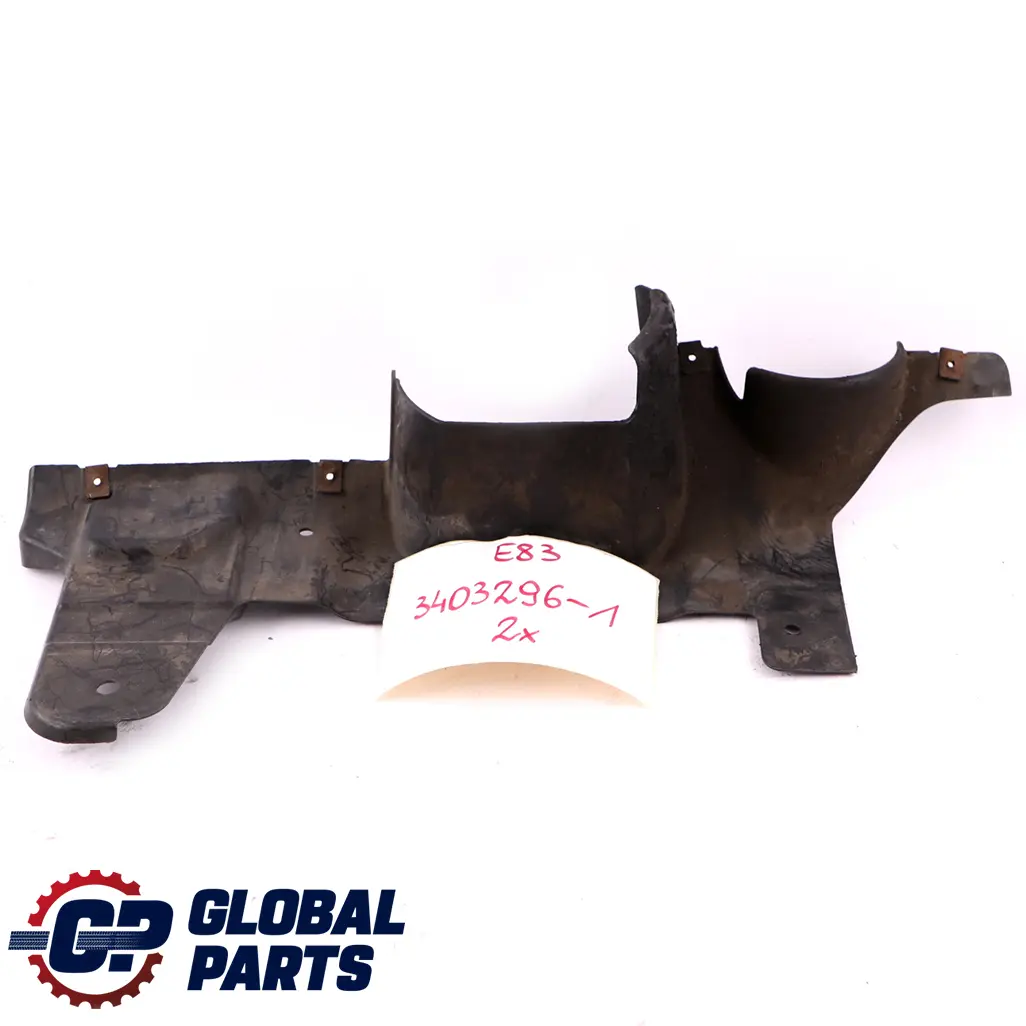 Tapa Panel Dirección Cremallera Superior Derecha para BMW X3 E83 con número de pieza 3403296 BMW X3 E83 Tapa Panel Dirección Cremallera Superior Derecha - SKU 3403296-1 - Número de pieza 3403296