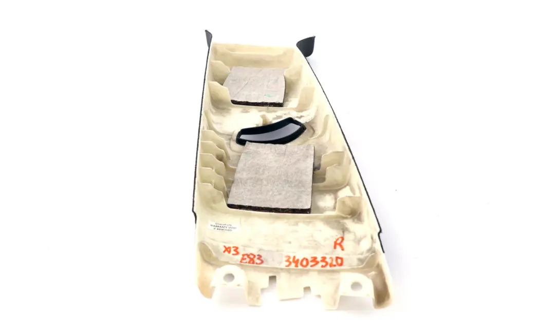 BMW X3 E83 Copertura Colonna B Pannello Rivestimento Basaltgrey Destra - SKU 3403320 - Numero di parte 3330446