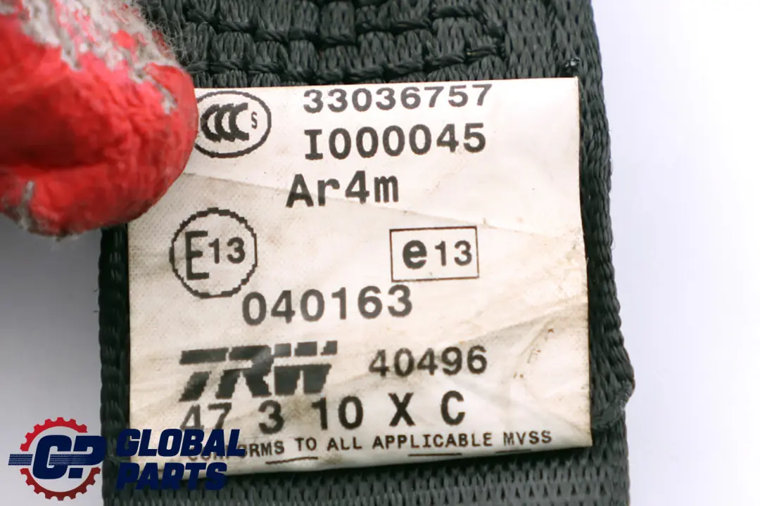 *BMW X3 er E83 LCI Obergurt Hinten Mitte Schwarz für mit Teilenummer 3448364 *BMW X3 er E83 LCI Obergurt Hinten Mitte Schwarz - SKU 3403556 - Teilenummer 3448364